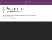 Tablet Screenshot of breadoflifelc.org